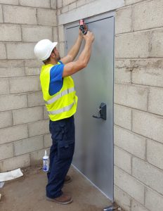 Flood Defence Door Fitting